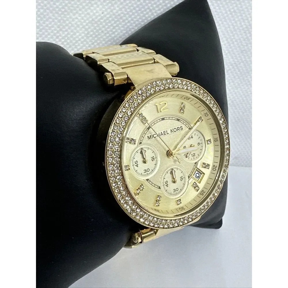 Michael Kors Parker MK5354 Women's Gold Stainless Steel Analog Dial Watch NUL1